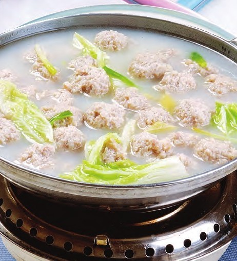 时蔬汆丸子的做法