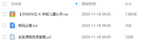 《学前儿童认字》百度云网盘资源分享下载[FLV/1.98GB]