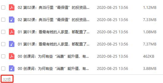 《申璐玮：典当行12年经验告诉你，哪些“消费”能赚钱？》课程合集百度云网盘资源分享下载[MP3/PDF/116.03MB]