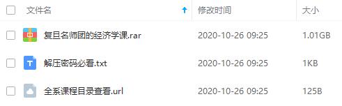 《复旦名师团的经济学课》百度云网盘资源分享下载[MP3/1.01GB]