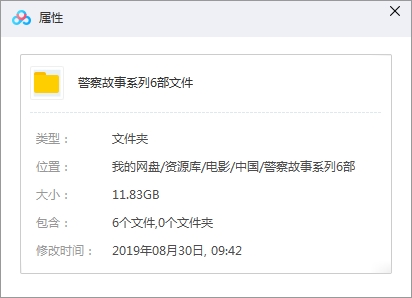 成龙《警察故事》电影系列6部高清百度云网盘下载