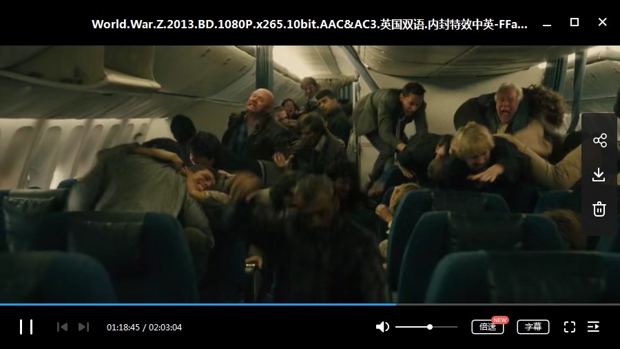 恐怖电影《僵尸世界大战》[2013加长版]国英双语字幕[MKV/4.31GB]百度云网盘下载