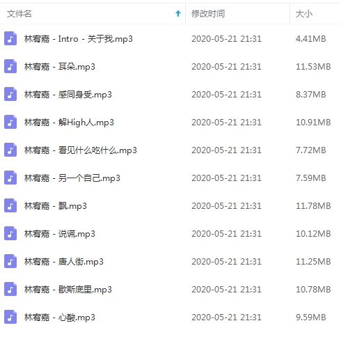林宥嘉29张专辑/EP歌曲合集打包[MP3/FLAC/3.89GB]百度云网盘下载