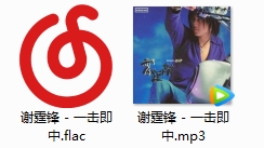 谢霆锋《一击即中》[FLAC/MP3/32.74MB]百度云网盘下载