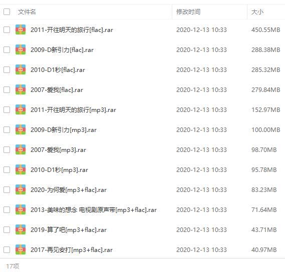 唐禹哲(2007-2019)4张专辑歌曲合集[FLAC/MP3/2.08GB]百度云网盘下载