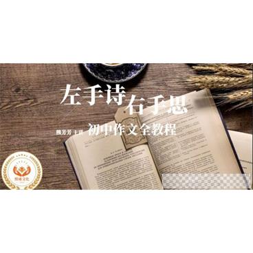 熊芳芳语文课《左手诗右手思：初中作文全教程》视频[MP4/10.6GB]百度云网盘下载