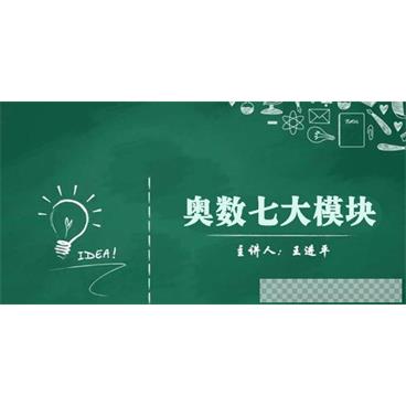 王进平-奥数七大模块及各模块重要知识点视频[MP4/16.87GB]百度云网盘下载