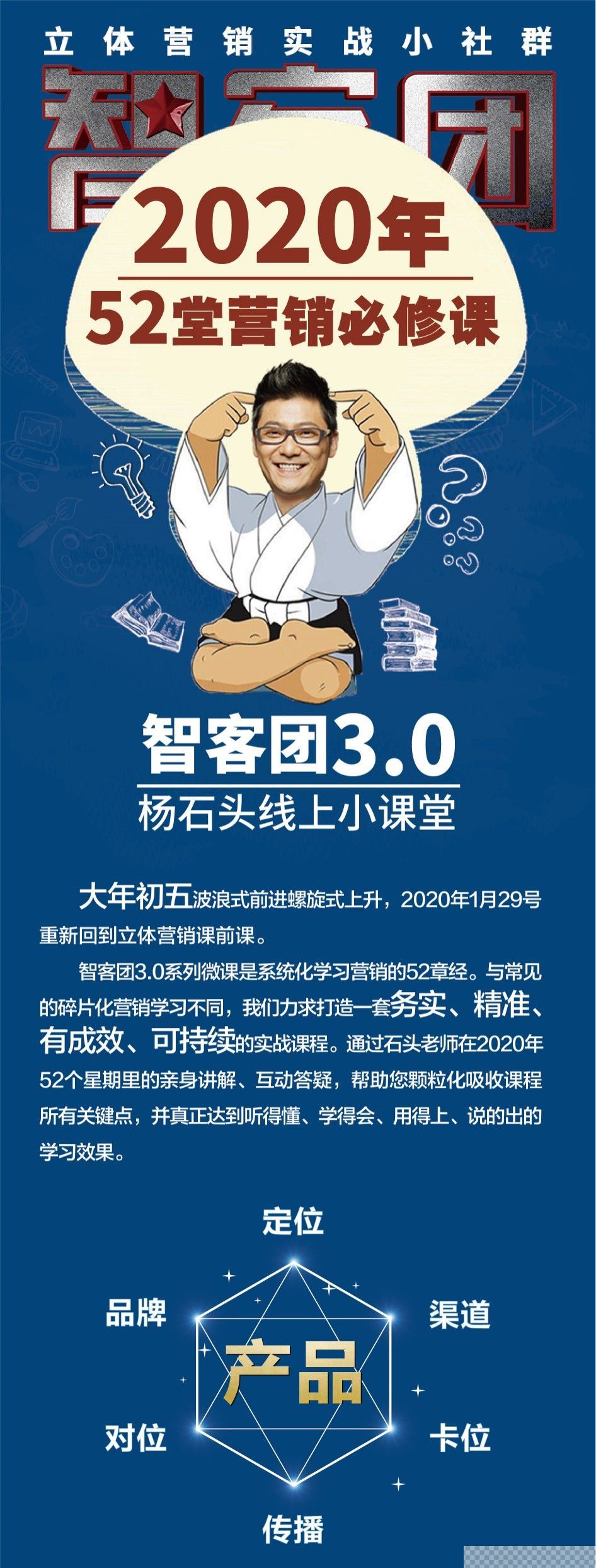 智客团杨石头《52堂立体营销基础必修课》课件音频[MP3/1.49GB]百度云网盘下载